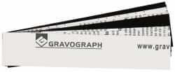 Gravotech - 10 Inch Long x 2 Inch High, Plastic Engraving Stock - White and Black - Americas Tooling