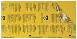 Gravotech - 24 Inch Long x 12 Inch High, Plastic Engraving Stock - Yellow and Black - Americas Tooling