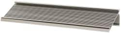 Gravotech - 8 Inch Long x 2 Inch High, Aluminum Desk Plate Holder - Silver - Americas Tooling