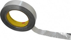 3M - 1" x 55m Silver Foil Tape - 4.6 mil, Acrylic Adhesive, Aluminum Foil Backing, 30 Lb/ln Tensile Strength, -65.2°F to 300°F, Series 425 - Americas Tooling