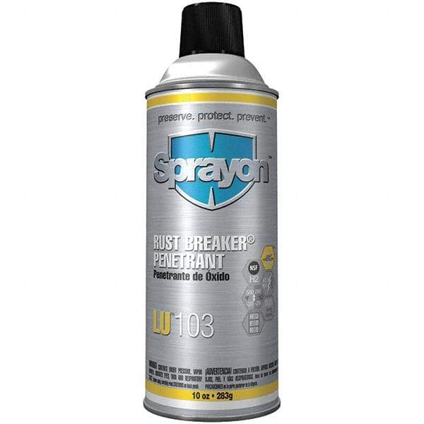 Sprayon - 10 oz Aerosol Penetrant - Light Amber, -20°F to 550°F, Food Grade - Americas Tooling