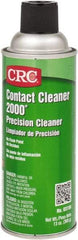 CRC - 13 Ounce Aerosol Contact Cleaner - 30,800 Volt Dielectric Strength, Nonflammable, Food Grade - Americas Tooling