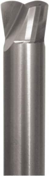 Corner Radius End Mill: 0.1181″ Dia, 0.0079″ LOC, 0.0079″ Radius, 2 Flutes, Solid Carbide Helix, TiAlN Coated, Corner Radius End, Centercutting, Series JHF980