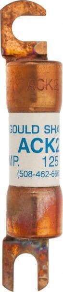 Ferraz Shawmut - 2 Amp Time Delay Round Forklift & Truck Fuse - 125VAC, 125VDC, 3.07" Long x 0.5" Wide, Bussman ACK2, Ferraz Shawmut ACK2 - Americas Tooling