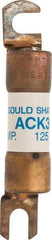 Ferraz Shawmut - 3 Amp Time Delay Round Forklift & Truck Fuse - 125VAC, 125VDC, 3.07" Long x 0.5" Wide, Bussman ACK3, Ferraz Shawmut ACK3 - Americas Tooling