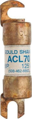 Ferraz Shawmut - 70 Amp General Purpose Round Forklift & Truck Fuse - 125VAC, 125VDC, 3.49" Long x 0.75" Wide, Bussman ACL70, Ferraz Shawmut ACL70 - Americas Tooling