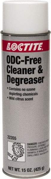 Loctite - 15 oz Aerosol Cleaner/Degreaser - Aerosol, Hydrocarbon-Based, Unscented - Americas Tooling