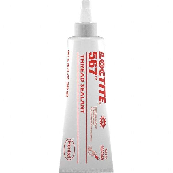 Loctite - 250 mL Tube Off White Pipe Sealant - Instant Adhesive, 400°F Max Working Temp, For Stainless Steel & Aluminum Housings - Americas Tooling