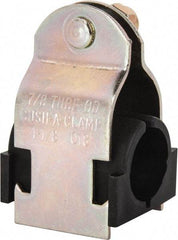 ZSI - 1/2" Pipe," Pipe Clamp with Cushion - Dichromate - Americas Tooling