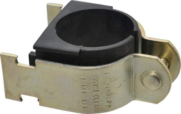 ZSI - 1-1/2" Pipe," Pipe Clamp with Cushion - Dichromate - Americas Tooling