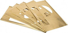 C.H. Hanson - 33 Piece, 8 Inch Character Size, Brass Stencil - Contains Letters - Americas Tooling