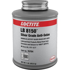 Loctite - 1 Lb Can High Temperature Anti-Seize Lubricant - Silver Colored, 1,600°F, Silver Colored, Water Resistant - Americas Tooling