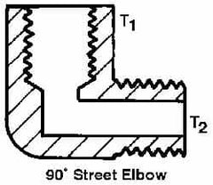 Trico - 1/8 x 1/8 Thread, Central Lubrication System Fitting - Americas Tooling