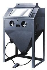 Econoline - 51" Wide x 63" High x 25" Deep Sandblasting Cabinet - Working Dimensions 48" Wide x 22" High x 23" Deep - Americas Tooling