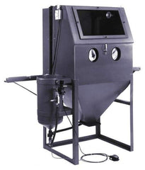 Econoline - 84" Wide x 76" High x 32" Deep Sandblasting Cabinet - Working Dimensions 36" Wide x 36" High x 30" Deep - Americas Tooling