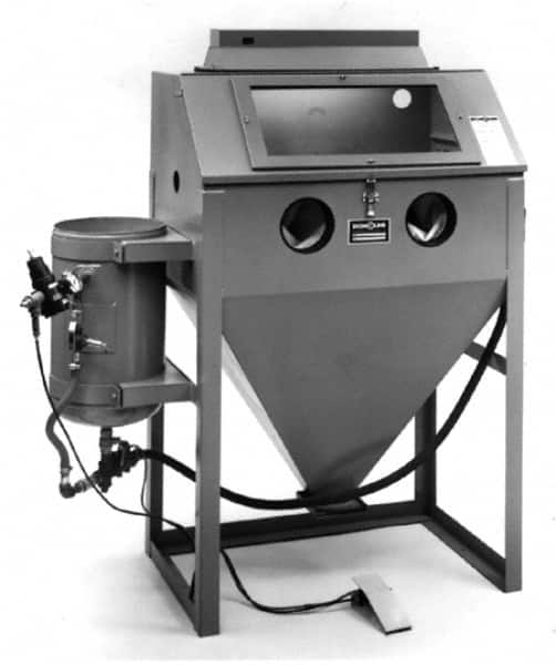 Econoline - 60" Wide x 65" High x 25" Deep Sandblasting Cabinet - Working Dimensions 36" Wide x 23" High x 24" Deep - Americas Tooling