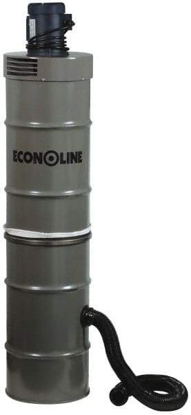 Econoline - 1/2 hp, 150 CFM Sandblaster Dust Collector - 65" High x 15" Diam - Americas Tooling