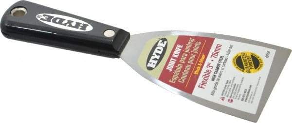 Hyde Tools - 3" Wide Steel Putty Knife - Flexible, Nylon Handle - Americas Tooling