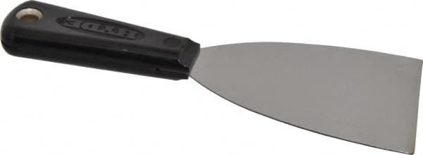 Hyde Tools - 3" Wide Carbon Steel Chisel Scraper - Stiff, Nylon Handle - Americas Tooling