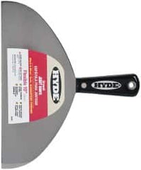 Hyde Tools - 10" Wide Carbon Steel Taping Knife - Flexible, Nylon Handle, 8-1/4" OAL - Americas Tooling