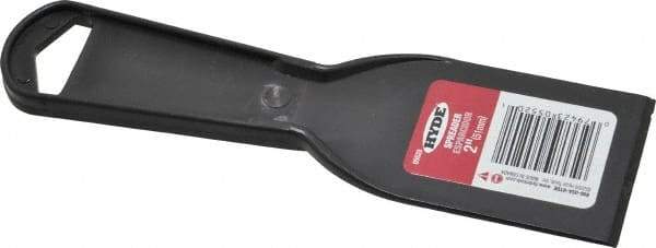 Hyde Tools - 2" Wide Plastic Putty Knife - Flexible, Polypropylene Handle, 7-1/4" OAL - Americas Tooling