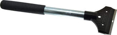 Hyde Tools - Carbon Steel 1-Edge Scraper - 3-1/4" Blade Width, 11" Long Tubular Metal Handle - Americas Tooling