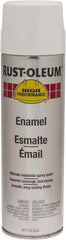 Rust-Oleum - White, 15 oz Net Fill, Gloss, Enamel Spray Paint - 14 Sq Ft per Can, 15 oz Container, Use on Rust Proof Paint - Americas Tooling