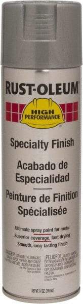 Rust-Oleum - Silver Aluminum, 14 oz Net Fill, Gloss, Enamel Spray Paint - 10 Sq Ft per Can, 14 oz Container, Use on Rust Proof Paint - Americas Tooling