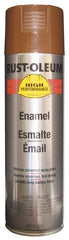 Rust-Oleum - Chestnut Brown, 15 oz Net Fill, Gloss, Enamel Spray Paint - 14 Sq Ft per Can, 15 oz Container, Use on Rust Proof Paint - Americas Tooling