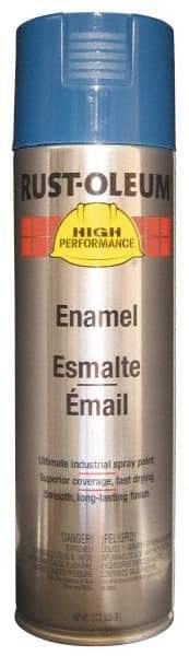 Rust-Oleum - Deep Blue, 15 oz Net Fill, Gloss, Enamel Spray Paint - 14 Sq Ft per Can, 15 oz Container, Use on Rust Proof Paint - Americas Tooling