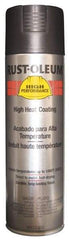 Rust-Oleum - Black, 15 oz Net Fill, Flat, High-Heat Spray Paint - 14 Sq Ft per Can, 15 oz Container - Americas Tooling