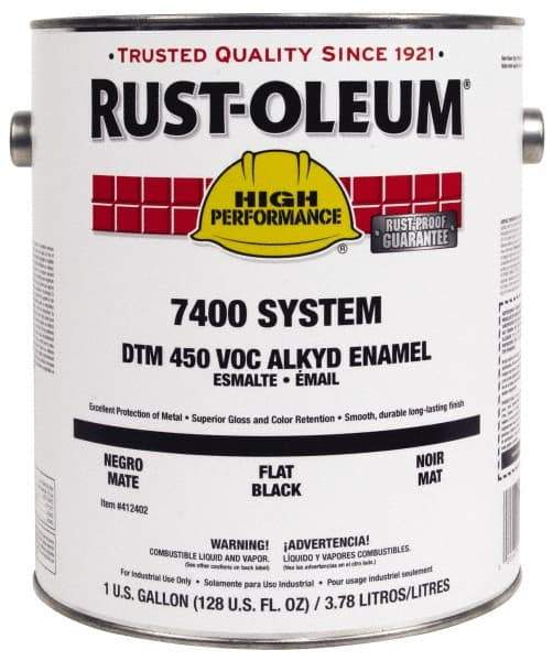 Rust-Oleum - 1 Gal Marlin Blue Gloss Finish Industrial Enamel Paint - Interior/Exterior, Direct to Metal, <450 gL VOC Compliance - Americas Tooling