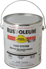 Rust-Oleum - 1 Gal Black High Gloss Finish Industrial Enamel Paint - Interior/Exterior, Direct to Metal, <450 gL VOC Compliance - Americas Tooling