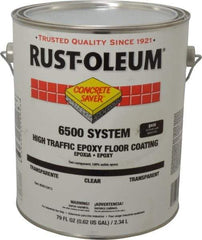 Rust-Oleum - 1 Gal High Gloss Clear Epoxy - 100 at 16 mils Sq Ft/Gal Coverage, 150 at 11 mils Sq Ft/Gal Coverage, 200 at 8 mils & 300 at 5 mils Sq Ft/Gal Coverage, <100 g/L VOC Content - Americas Tooling