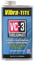 Vibra-Tite - 8.5 oz Can, Red, Low Strength Threadlocker - Series VC-3, 24 hr Full Cure Time, Hand Tool, Heat Removal - Americas Tooling