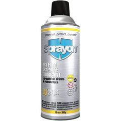 Sprayon - 10 oz Aerosol Dry Graphite Penetrant/Lubricant - Black, -40°F to 850°F, Food Grade - Americas Tooling