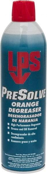 LPS - 20 oz Aerosol Cleaner/Degreaser - Aerosol, Orange - Americas Tooling