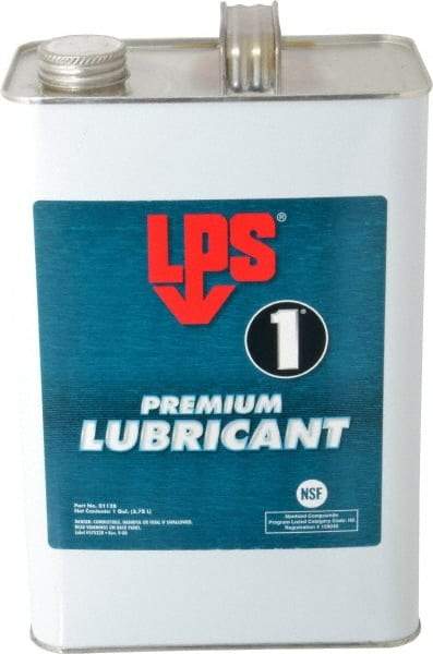 LPS - 1 Gal Bottle Dry Film Penetrant/Lubricant - Clear Yellow, Food Grade - Americas Tooling