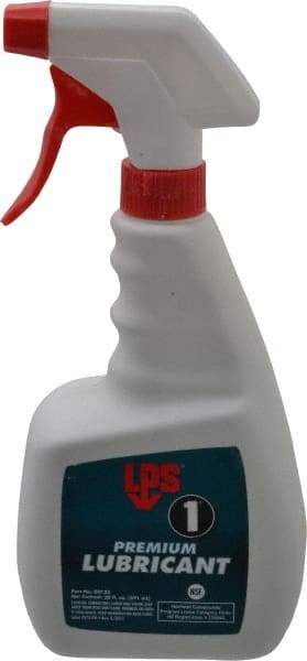 LPS - 22 oz Trigger Spray Bottle Dry Film Penetrant/Lubricant - Clear Yellow, Food Grade - Americas Tooling