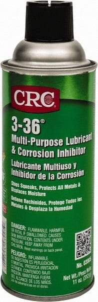 CRC - 11 oz Aerosol Nondrying Film Penetrant/Lubricant - Blue/Green & Clear, -50°F to 250°F, Food Grade - Americas Tooling