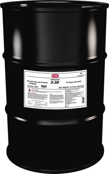 CRC - 55 Gal Drum Nondrying Film Penetrant/Lubricant - Blue/Green & Clear, -50°F to 250°F, Food Grade - Americas Tooling