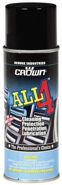 Crown - 10 oz Aerosol Penetrant/Lubricant - Light Amber, 40°F to 110°F - Americas Tooling