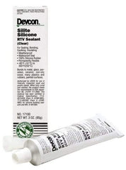 Devcon - 3 oz Tube Clear RTV Silicone Joint Sealant - -60 to 450°F Operating Temp - Americas Tooling