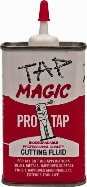 Tap Magic - Tap Magic ProTap, 4 oz Can Cutting & Tapping Fluid - Semisynthetic, For Boring, Broaching, Drilling, Engraving, Facing, Milling, Reaming, Sawing, Threading, Turning - Americas Tooling