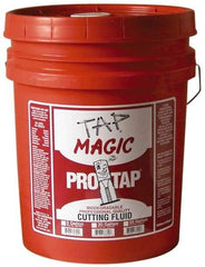 Tap Magic - Tap Magic ProTap, 5 Gal Pail Cutting & Tapping Fluid - Semisynthetic, For Boring, Broaching, Drilling, Engraving, Facing, Milling, Reaming, Sawing, Threading, Turning - Americas Tooling