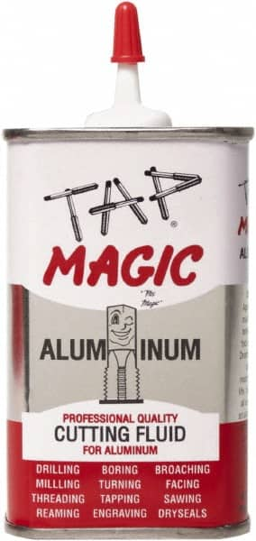 Tap Magic - Tap Magic Aluminum, 4 oz Can Cutting & Tapping Fluid - Semisynthetic, For Boring, Broaching, Drilling, Engraving, Facing, Milling, Reaming, Sawing, Threading, Turning - Americas Tooling