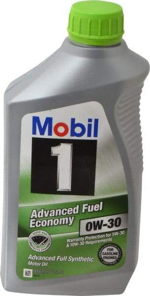 Mobil - 1 Quart Synthetic Engine Oil - Grade 0W-30 - Americas Tooling