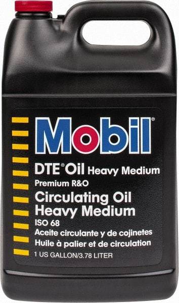 Mobil - 1 Gal Bottle Mineral Circulating Oil - SAE 20, ISO 68, 65.1 cSt at 40°C & 8.7 cSt at 100°F - Americas Tooling