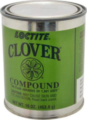 Loctite - 1 Lb Grease Compound - Compound Grade Super Fine, Grade 5A, 800 Grit, Black & Gray, Use on General Purpose - Americas Tooling