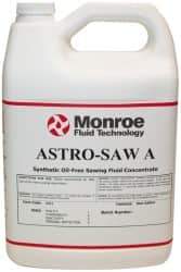 Monroe Fluid Technology - Astro-Saw A, 1 Gal Bottle Sawing Fluid - Water Soluble - Americas Tooling